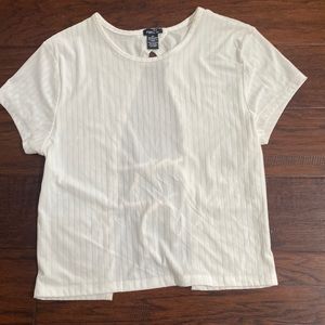 Open Back Crop Top
